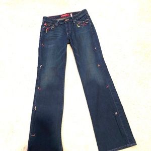 Big Star boot cut jeans hand embroidered unworn
